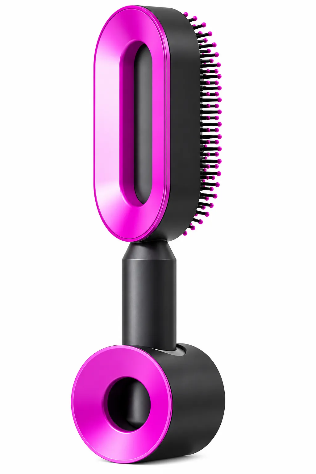 CleanClick Self-Cleaning Hair Brush in Purple